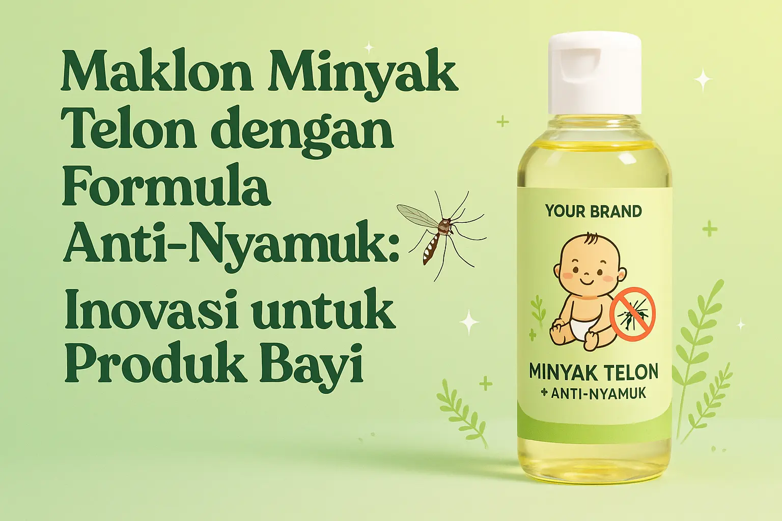 Maklon Minyak Telon dengan Formula Anti-Nyamuk: Inovasi untuk Produk Bayi.